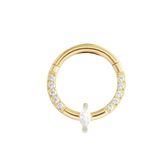 Mnimalist Single Marquise Daith Jewelry Gold Piercing Daith Ring studhoop black gem daith earrings daith hoop earrings daith piercing daith ring septum ring star sterling silver White Cubic Zirconia