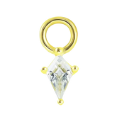 Kitecut CZ Charm for Hoop Earrings Charms for Hoop Earrings studhoop charm for hoop earrings moonstone pendent