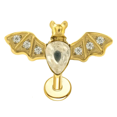 Spooky Bat Push Pin Stud Earring Gold Piercing Stud Earring studhoop bat earring birthday gift flat back earrings flat back stud earrings gift for her gothic earrings push pin earrings push pin stud earrings sterling silver stud earring for helix stud earring for women Stud Earrings Stud Earrings for Helix Piercing stud earrings gold titanium earrings