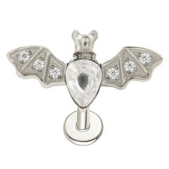 Spooky Bat Push Pin Stud Earring Silver Piercing Stud Earring studhoop bat earring birthday gift flat back earrings flat back stud earrings gift for her gothic earrings push pin earrings push pin stud earrings sterling silver stud earring for helix stud earring for women Stud Earrings Stud Earrings for Helix Piercing stud earrings gold titanium earrings